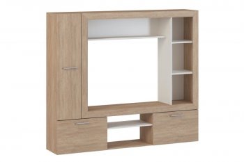 Стенка OSKAR3 дуб сонома (Генезис) в Берёзовском - beryozovskij.mebel-e96.ru