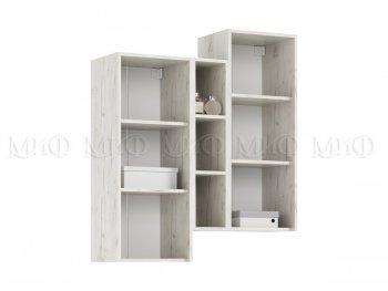 Стенка Оскар крафт белый/графит (Миф) в Берёзовском - beryozovskij.mebel-e96.ru
