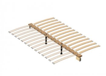 Кровать из массива Грация-1 Льняной (БМ) в Берёзовском - beryozovskij.mebel-e96.ru