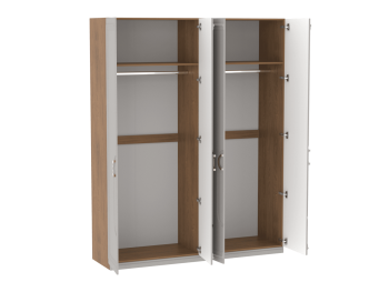 Шкаф 1800 мм 4-дверный Палермо (СБК) в Берёзовском - beryozovskij.mebel-e96.ru