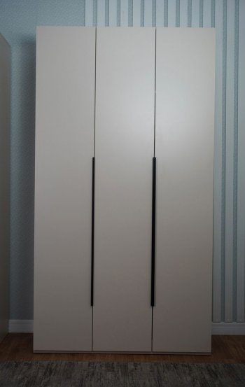 Шкаф 1200 мм Пальма, Сатин (ДСВ) в Берёзовском - beryozovskij.mebel-e96.ru