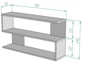 Полка S30 (ДМ) в Берёзовском - beryozovskij.mebel-e96.ru