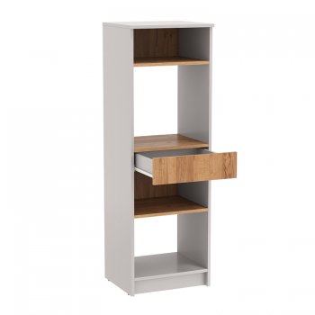 Стеллаж 89.20 Прайм (низкий с ящиком) (Олмеко) в Берёзовском - beryozovskij.mebel-e96.ru