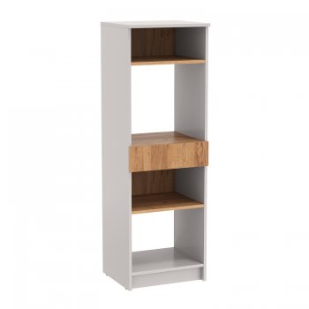 Стеллаж 89.20 Прайм (низкий с ящиком) (Олмеко) в Берёзовском - beryozovskij.mebel-e96.ru