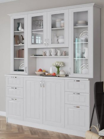 Буфет Прованс-016 (Текс) в Берёзовском - beryozovskij.mebel-e96.ru