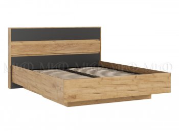 Кровать парящая Роджина с подсветкой, крафт/графит (Миф) в Берёзовском - beryozovskij.mebel-e96.ru