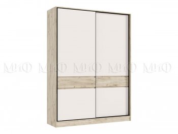 Шкаф-купе 1800 мм Роджина крафт серый/кашемир (Миф) в Берёзовском - beryozovskij.mebel-e96.ru