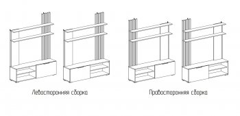 Стенка Роджина крафт/белый гл. (Миф) в Берёзовском - beryozovskij.mebel-e96.ru