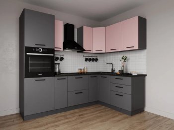 Угловой кухонный гарнитур Роза 2400*1600 мм Sanvut в Берёзовском - beryozovskij.mebel-e96.ru