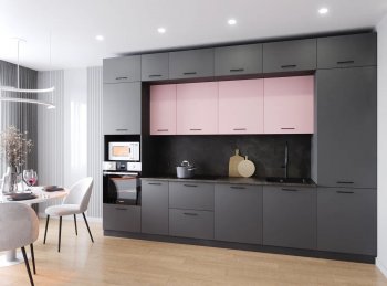 Кухонный гарнитур Роза 3400 мм (Санвут) в Берёзовском - beryozovskij.mebel-e96.ru