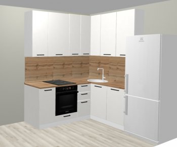 Кухонный гарнитур угловой 2000*1400 мм (Санвут) в Берёзовском - beryozovskij.mebel-e96.ru