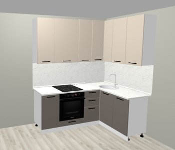 Кухонный гарнитур угловой 2000*1400 мм (Санвут) в Берёзовском - beryozovskij.mebel-e96.ru