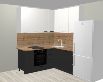 Кухонный гарнитур угловой 2000*1400 мм (Санвут) в Берёзовском - beryozovskij.mebel-e96.ru