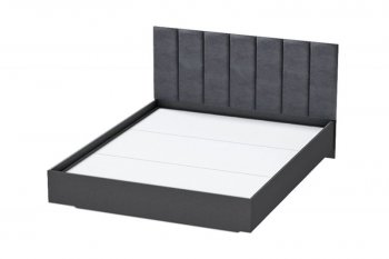 Кровать Шарм (арт.031М1) настил, Антрацит (Диал) в Берёзовском - beryozovskij.mebel-e96.ru | фото