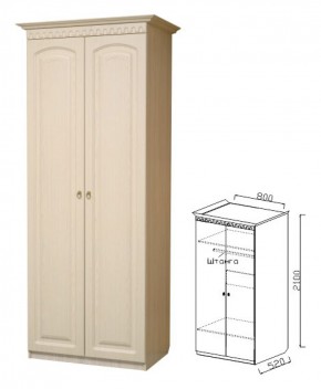 Шкаф 2-х дверный для платья Визит-15 в Берёзовском - beryozovskij.mebel-e96.ru