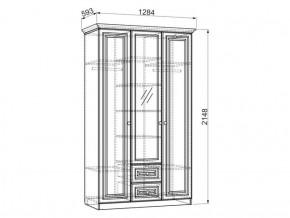 Шкаф 1300 мм 3-х створчатый Белла (Мебельсон) в Берёзовском - beryozovskij.mebel-e96.ru