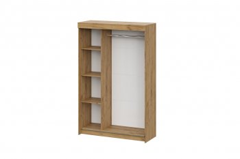 Шкаф-купе ШКП-7 1300 мм ясень анкор (СВ) в Берёзовском - beryozovskij.mebel-e96.ru