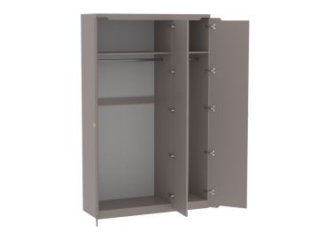 Шкаф 1400 мм 3-дверный Сиде (СБК) в Берёзовском - beryozovskij.mebel-e96.ru