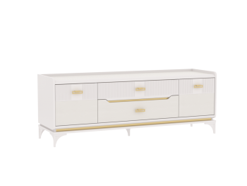 Тумба ТВ Сиде, Белый (СБК) в Берёзовском - beryozovskij.mebel-e96.ru