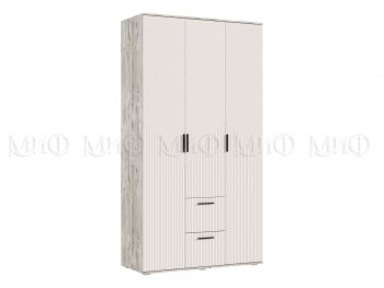 Шкаф 1200 мм Сильвия, дуб юкон/кашемир (Миф) в Берёзовском - beryozovskij.mebel-e96.ru