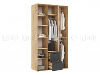 Шкаф 1200 мм Сильвия, крафт/грин (Миф) в Берёзовском - beryozovskij.mebel-e96.ru