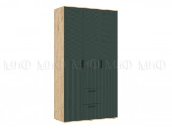 Шкаф 1200 мм Сильвия, крафт/грин (Миф) в Берёзовском - beryozovskij.mebel-e96.ru