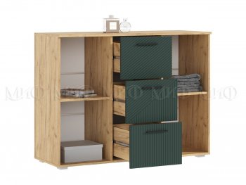 Комод Сильвия, крафт/грин (Миф) в Берёзовском - beryozovskij.mebel-e96.ru