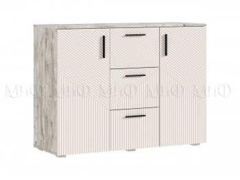 Комод Сильвия, дуб юкон/кашемир (Миф) в Берёзовском - beryozovskij.mebel-e96.ru