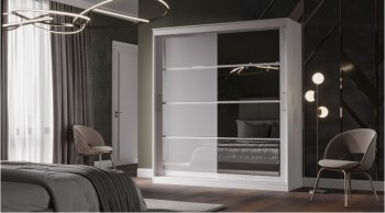 Шкаф-купе 2000 мм Соната Анкор светлый (Лин) в Берёзовском - beryozovskij.mebel-e96.ru
