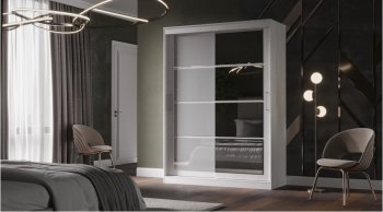 Шкаф-купе 1600 мм Соната Анкор светлый (Лин) в Берёзовском - beryozovskij.mebel-e96.ru
