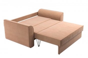 Диван-кровать 1800 мм Спейс 1.4 (велюр Вивальди 22 (св. коричневый) (Софт) в Берёзовском - beryozovskij.mebel-e96.ru