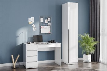 Стол компьютерный №13+пенал ШК-5 (СВ) в Берёзовском - beryozovskij.mebel-e96.ru