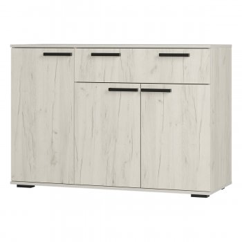 Комод Стандарт 4 NEW крафт белый (БТС) в Берёзовском - beryozovskij.mebel-e96.ru