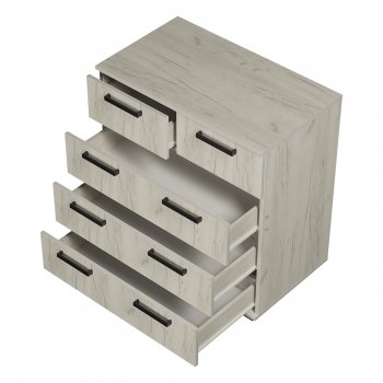 Комод Стандарт №5 NEW крафт белый (БТС) в Берёзовском - beryozovskij.mebel-e96.ru