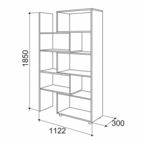 Стеллаж 1 (Мебельсон) в Берёзовском - beryozovskij.mebel-e96.ru