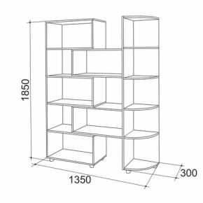 Стеллаж 2 (Мебельсон) в Берёзовском - beryozovskij.mebel-e96.ru