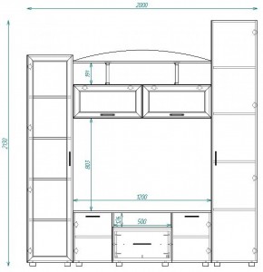 Стенка ТВА-14 в Берёзовском - beryozovskij.mebel-e96.ru