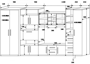 Стенка Вега 2 в Берёзовском - beryozovskij.mebel-e96.ru