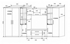 Стенка Вега 3 в Берёзовском - beryozovskij.mebel-e96.ru