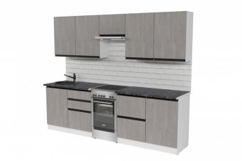 Кухонный гарнитур Сюита мега 2500 мм (Герда) в Берёзовском - beryozovskij.mebel-e96.ru