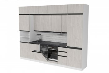 Кухонный гарнитур Сюита люкс 3000 мм (Герда) в Берёзовском - beryozovskij.mebel-e96.ru