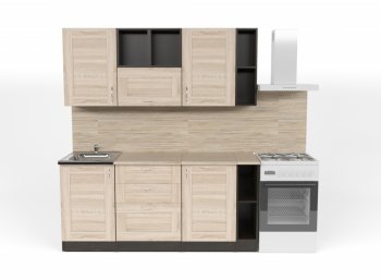 Кухонный гарнитур Томилла макси 4 1800 мм (Герда) в Берёзовском - beryozovskij.mebel-e96.ru
