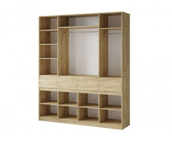 Шкаф 2000 мм Турин ЛДСП крафт серый/кашемир (ВВР) в Берёзовском - beryozovskij.mebel-e96.ru