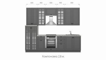 Кухонный гарнитур Верона 2800 мм в Берёзовском - beryozovskij.mebel-e96.ru