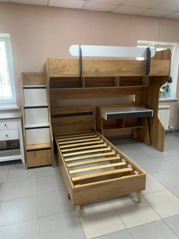 Кровать-чердак Омега-3 комп.2 в Берёзовском - beryozovskij.mebel-e96.ru