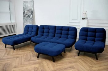 Диван Абри Синий в Берёзовском - beryozovskij.mebel-e96.ru