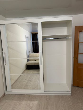 Шкаф-купе Крафт-6 белый ясень 2000 мм (БТС) в Берёзовском - beryozovskij.mebel-e96.ru