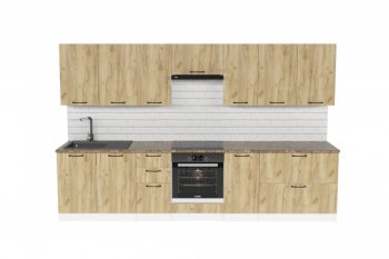 Кухонный гарнитур Янтарь 3000 мм (Герда) в Берёзовском - beryozovskij.mebel-e96.ru